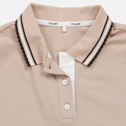 Tilley Preppy Pique Puff Sleeve Polo