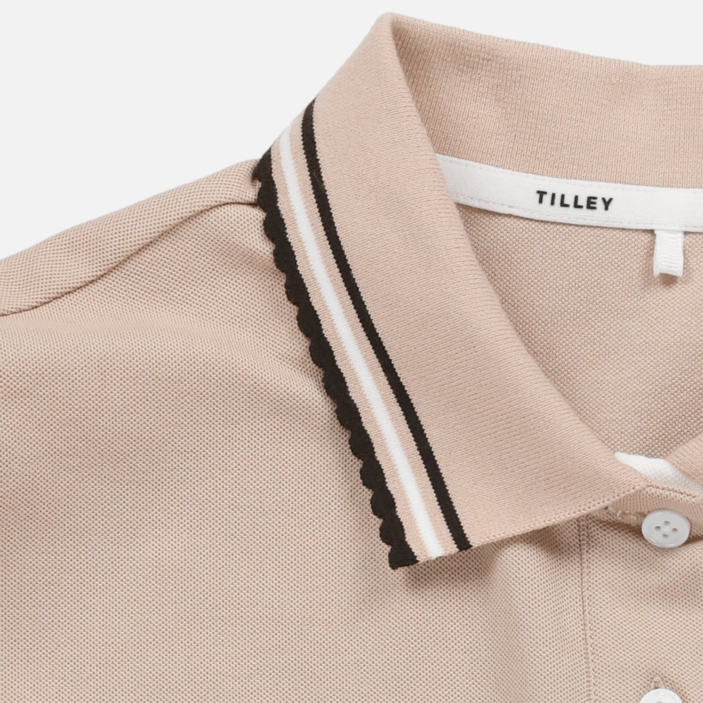 Tilley Preppy Pique Puff Sleeve Polo