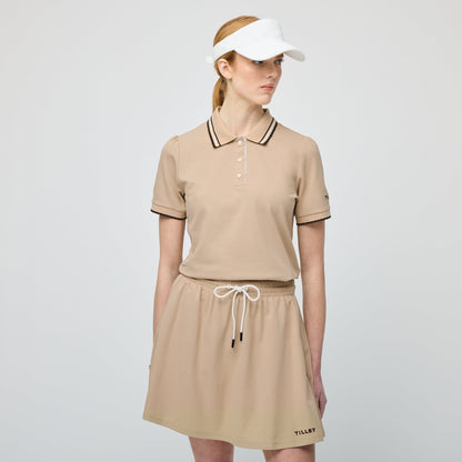 Tilley Preppy Pique Puff Sleeve Polo