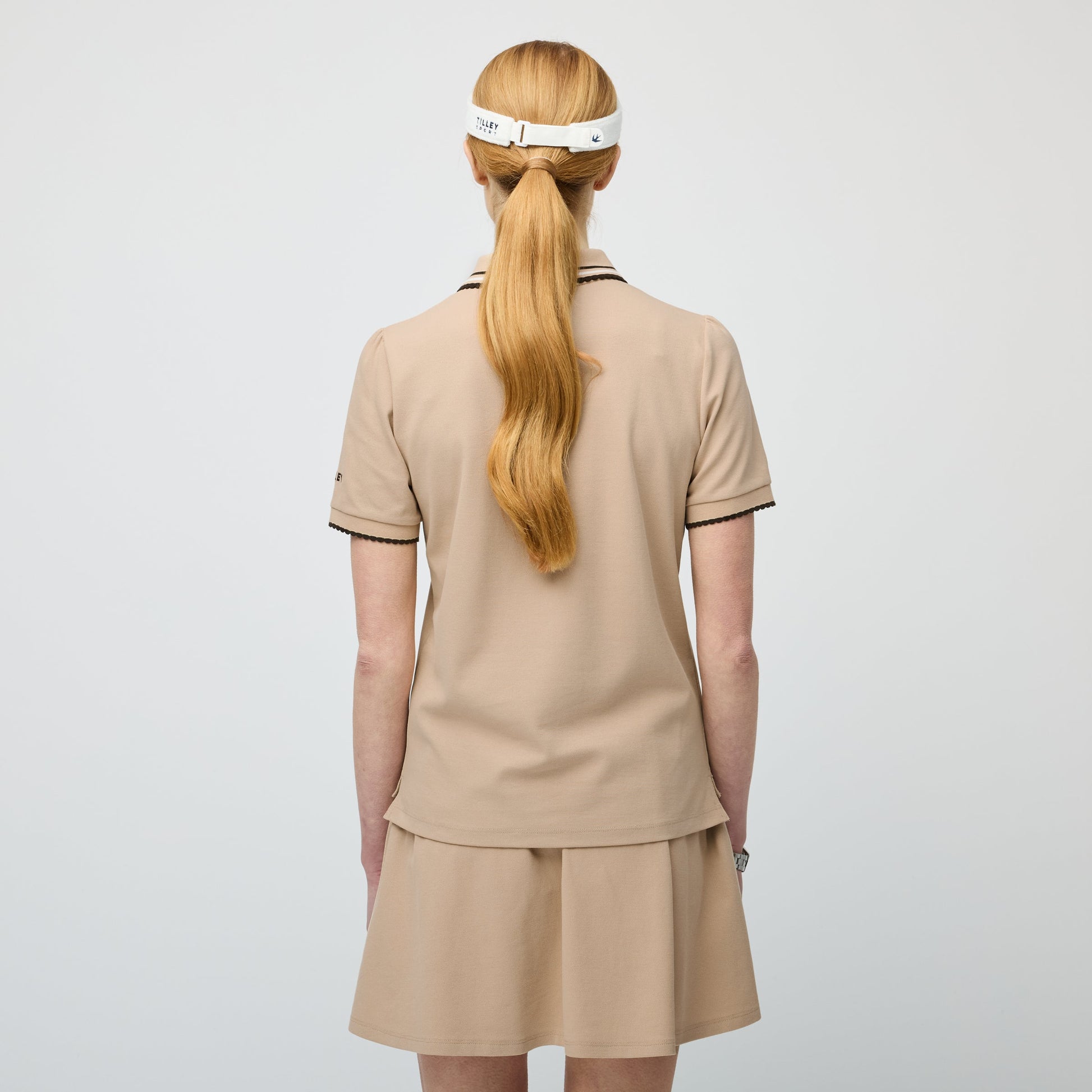 Tilley Preppy Pique Puff Sleeve Polo