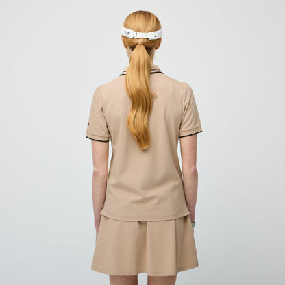 Tilley Preppy Pique Puff Sleeve Polo