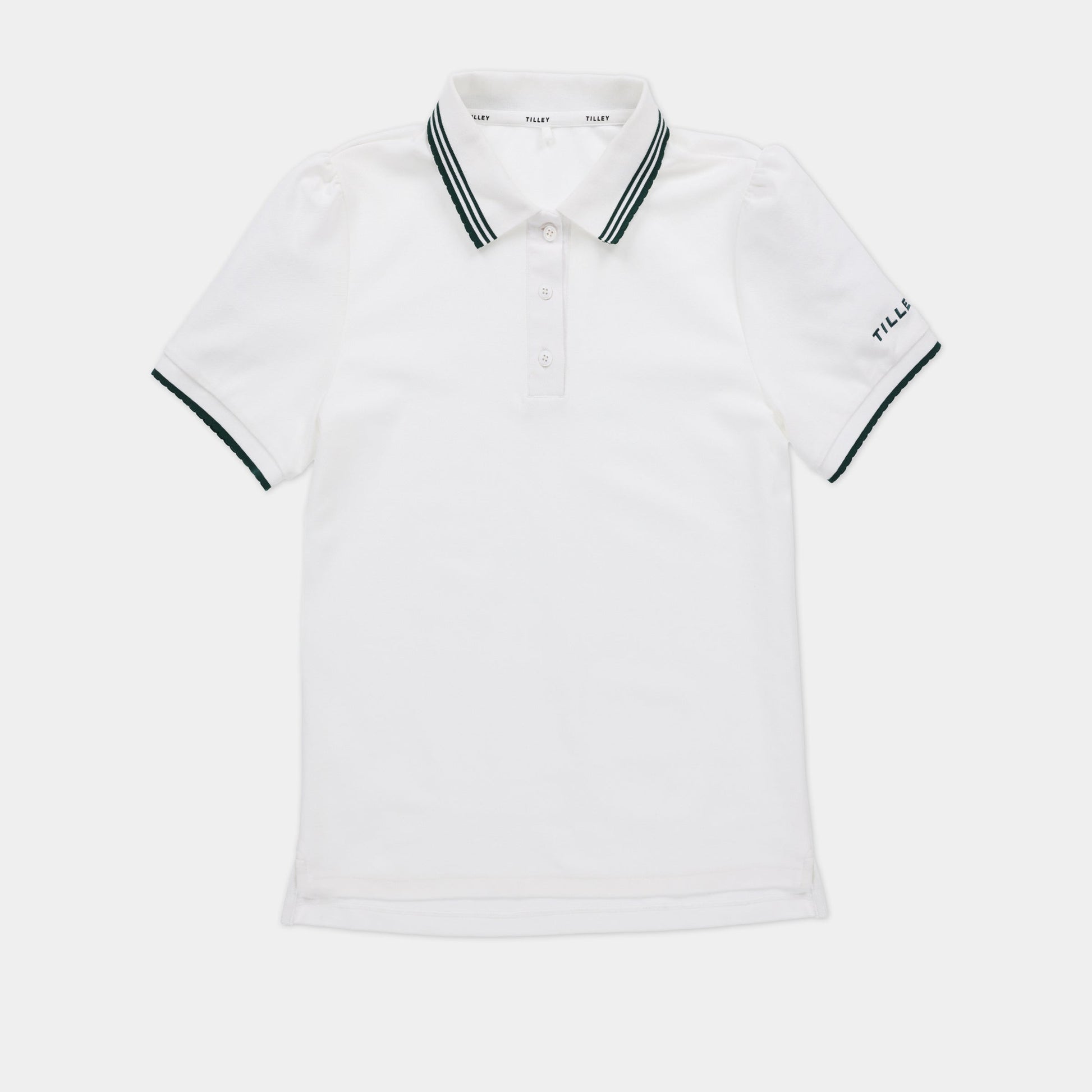 Tilley Preppy Pique Puff Sleeve Polo