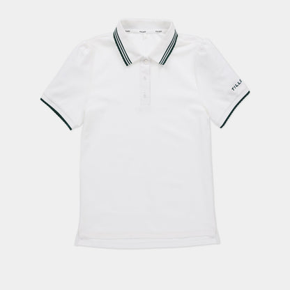 Tilley Preppy Pique Puff Sleeve Polo