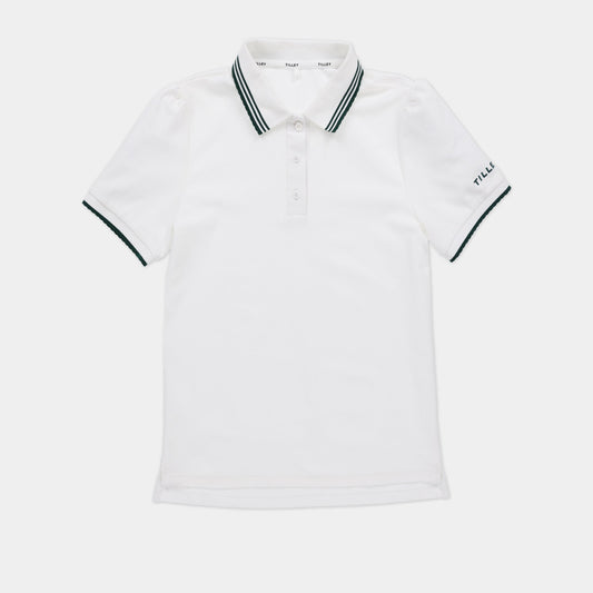 Tilley Preppy Pique Puff Sleeve Polo