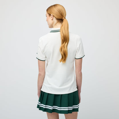 Tilley Preppy Pique Puff Sleeve Polo