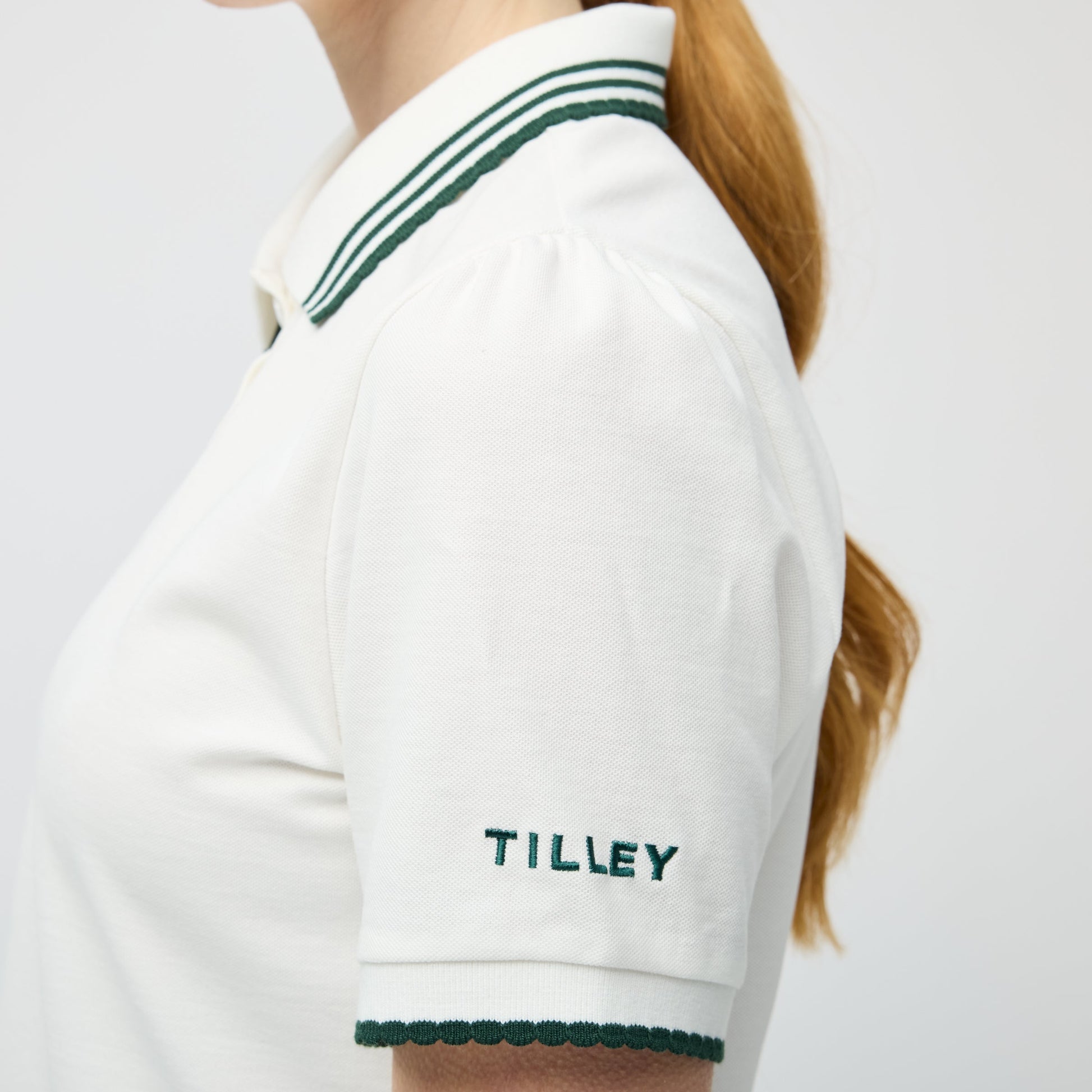 Tilley Preppy Pique Puff Sleeve Polo