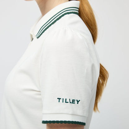 Tilley Preppy Pique Puff Sleeve Polo