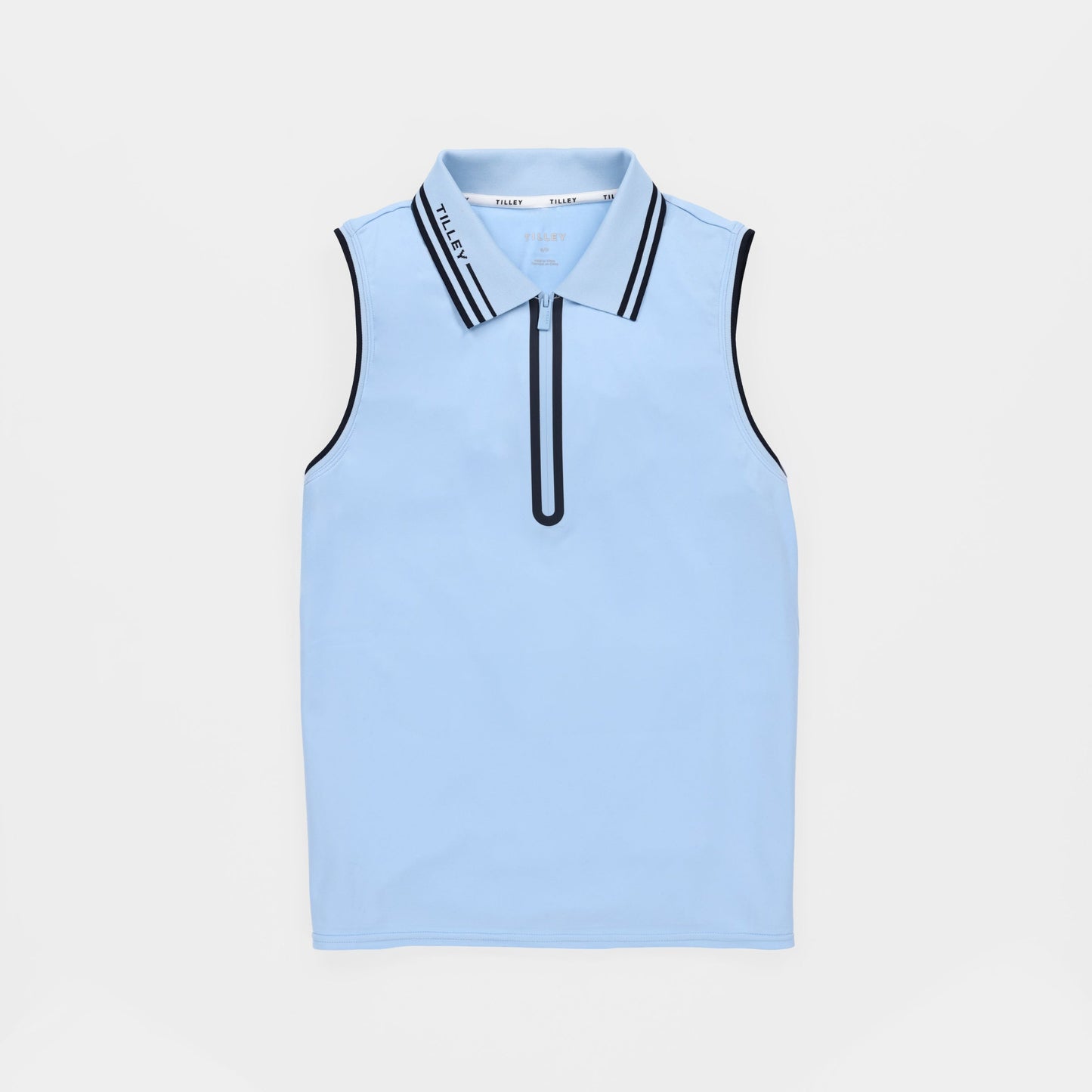 Tilley Tech Jersey Sleeveless Zip Polo