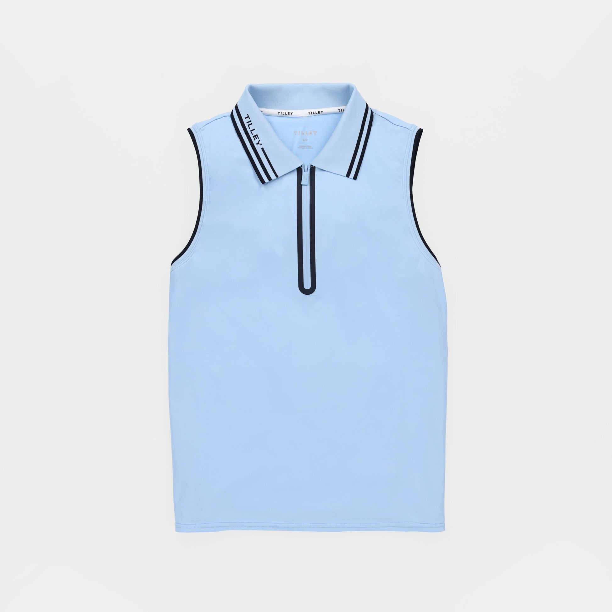 Tilley Tech Jersey Sleeveless Zip Polo