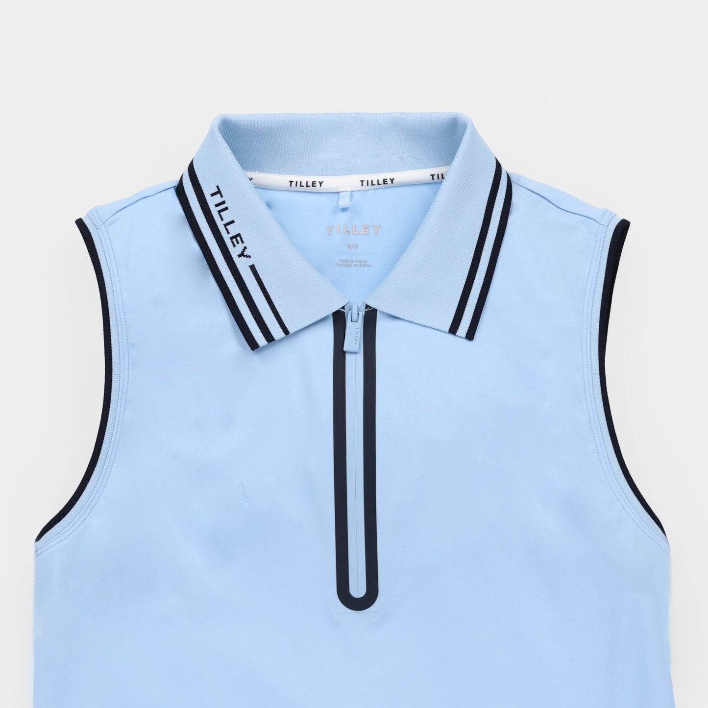 Tilley Tech Jersey Sleeveless Zip Polo