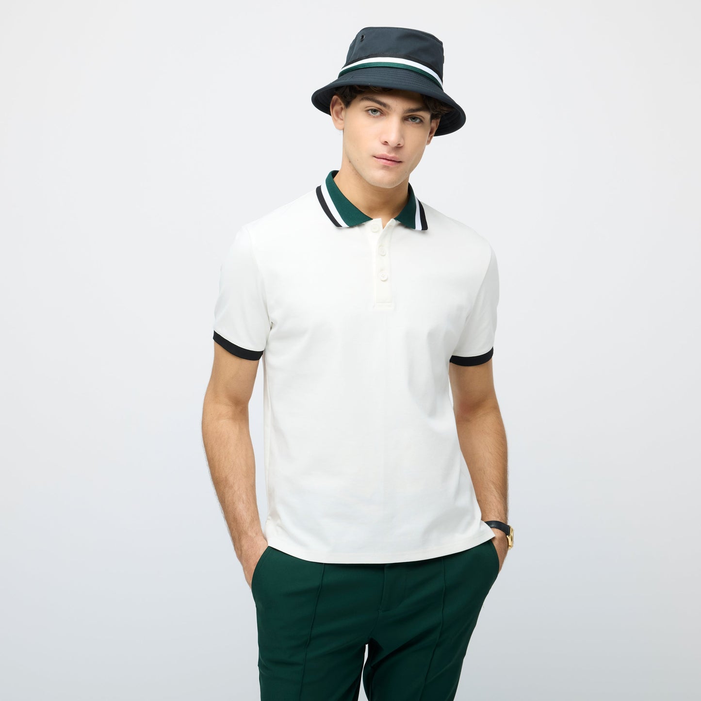 Tilley Supima Pique Stripe Polo