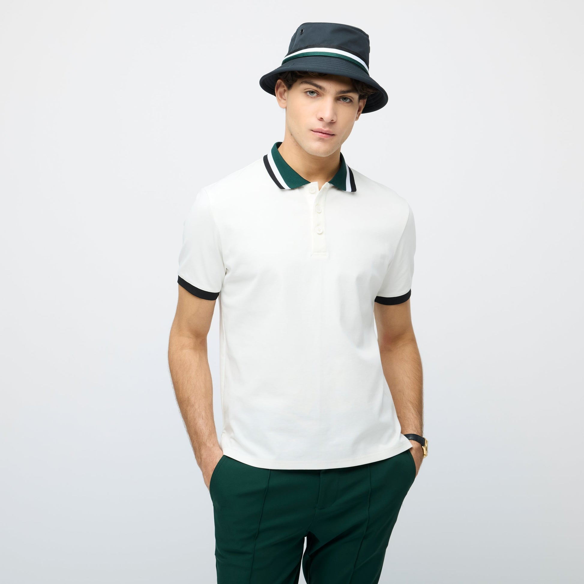 Tilley Supima Pique Stripe Polo