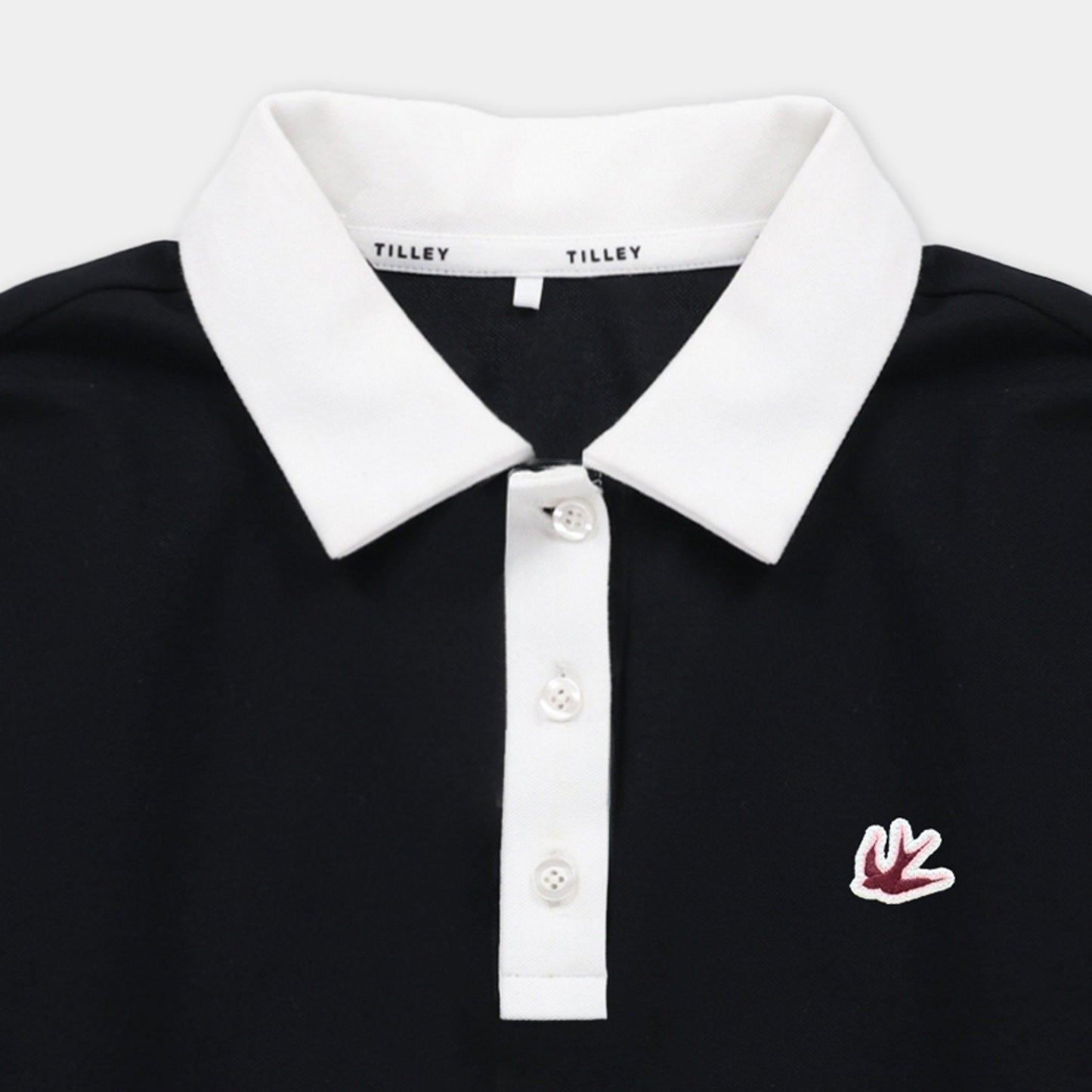 Tilley Preppy Pique Long Sleeve Stripe Placket Polo