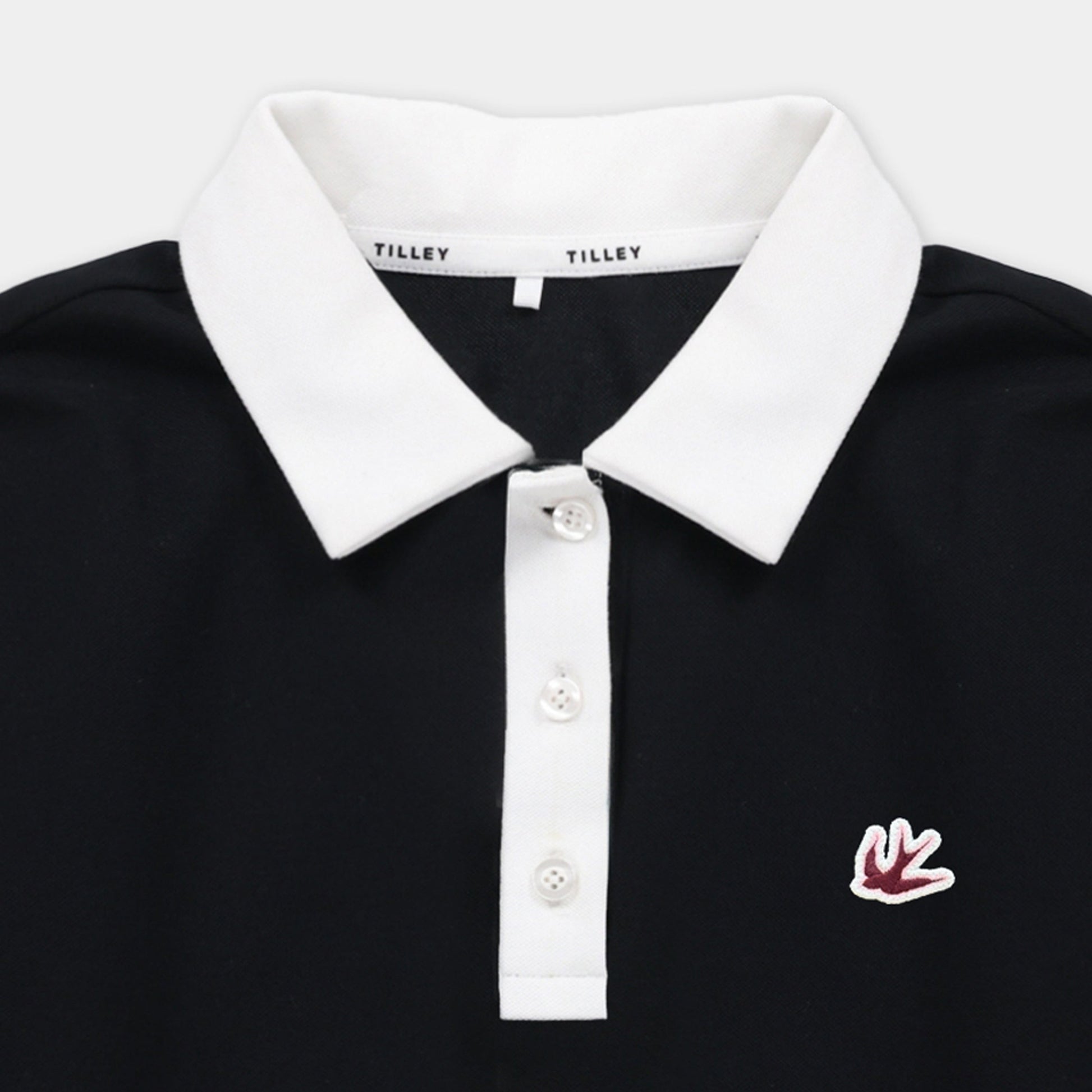 Tilley Preppy Pique Long Sleeve Stripe Placket Polo