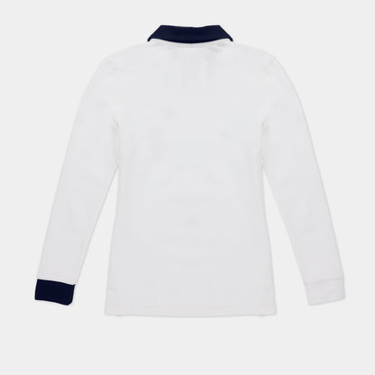 Tilley Preppy Pique Long Sleeve Stripe Placket Polo