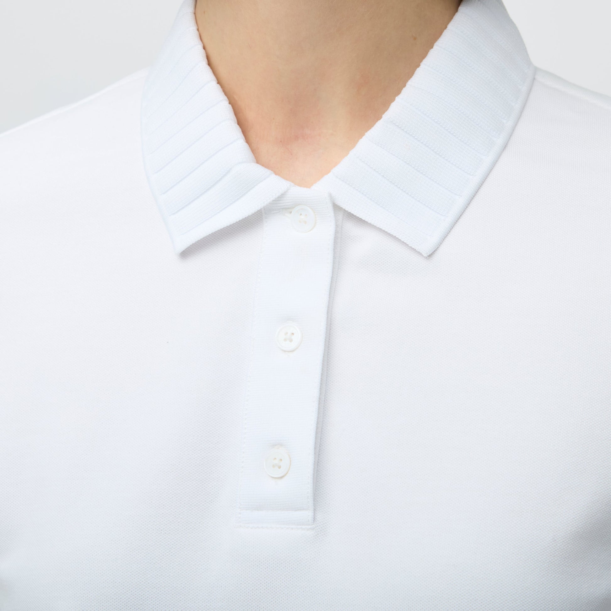 Tilley Long Sleeve Pleated Collar Polo