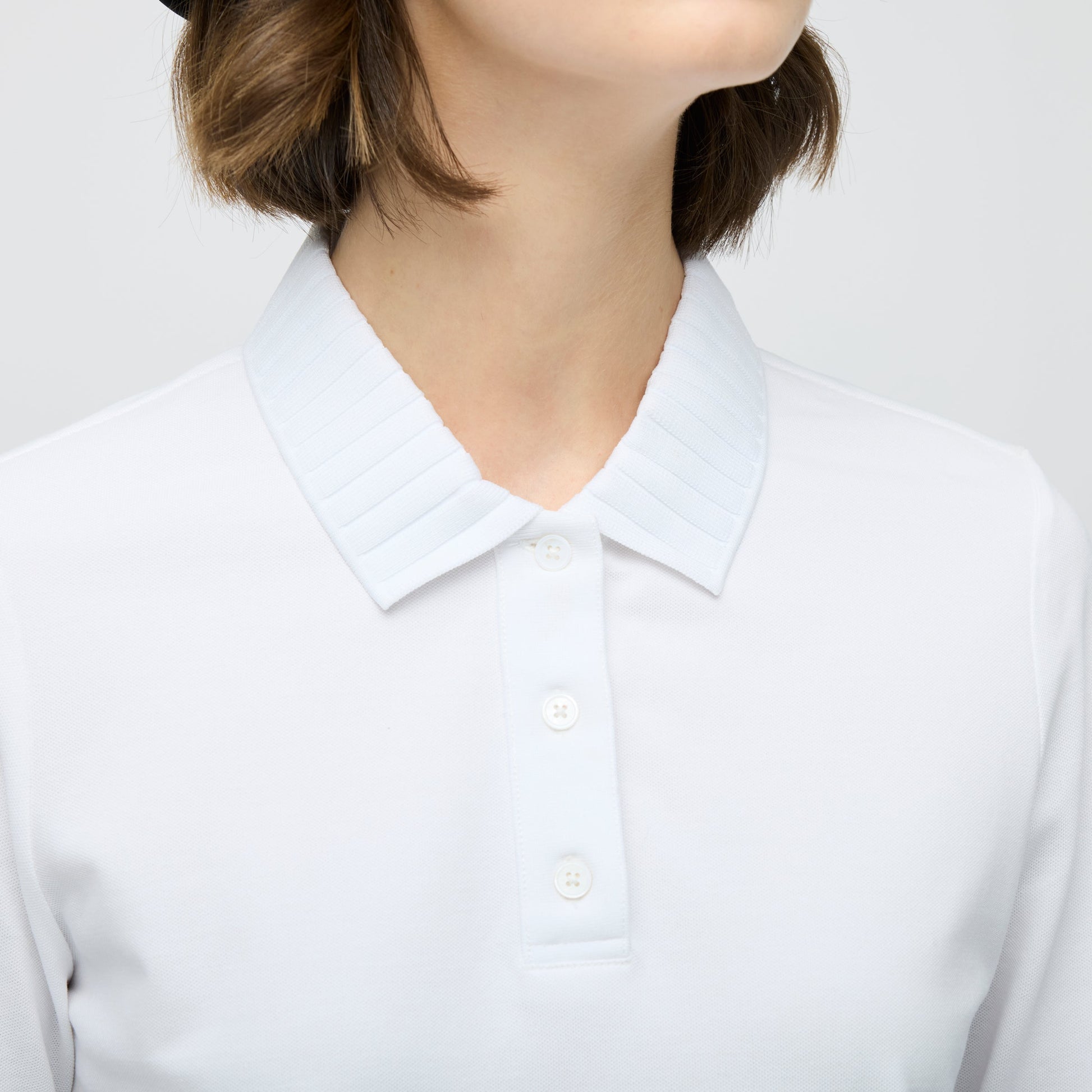 Tilley Long Sleeve Pleated Collar Polo
