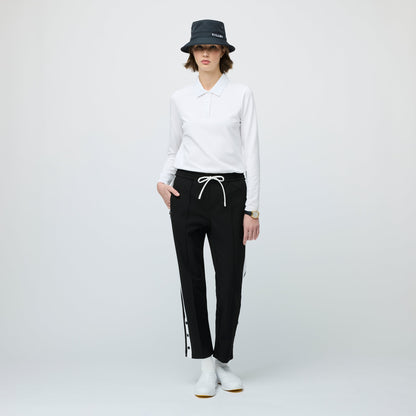 Tilley Long Sleeve Pleated Collar Polo