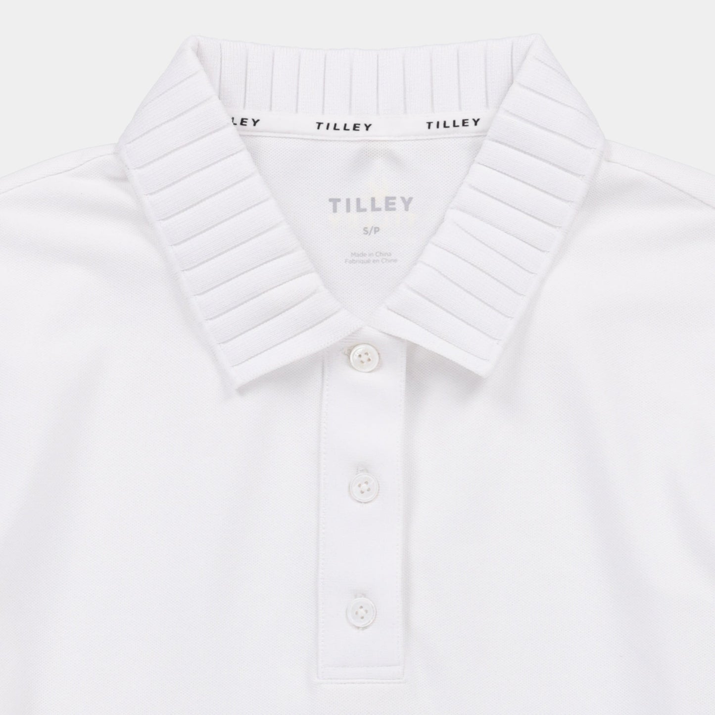 Tilley Long Sleeve Pleated Collar Polo