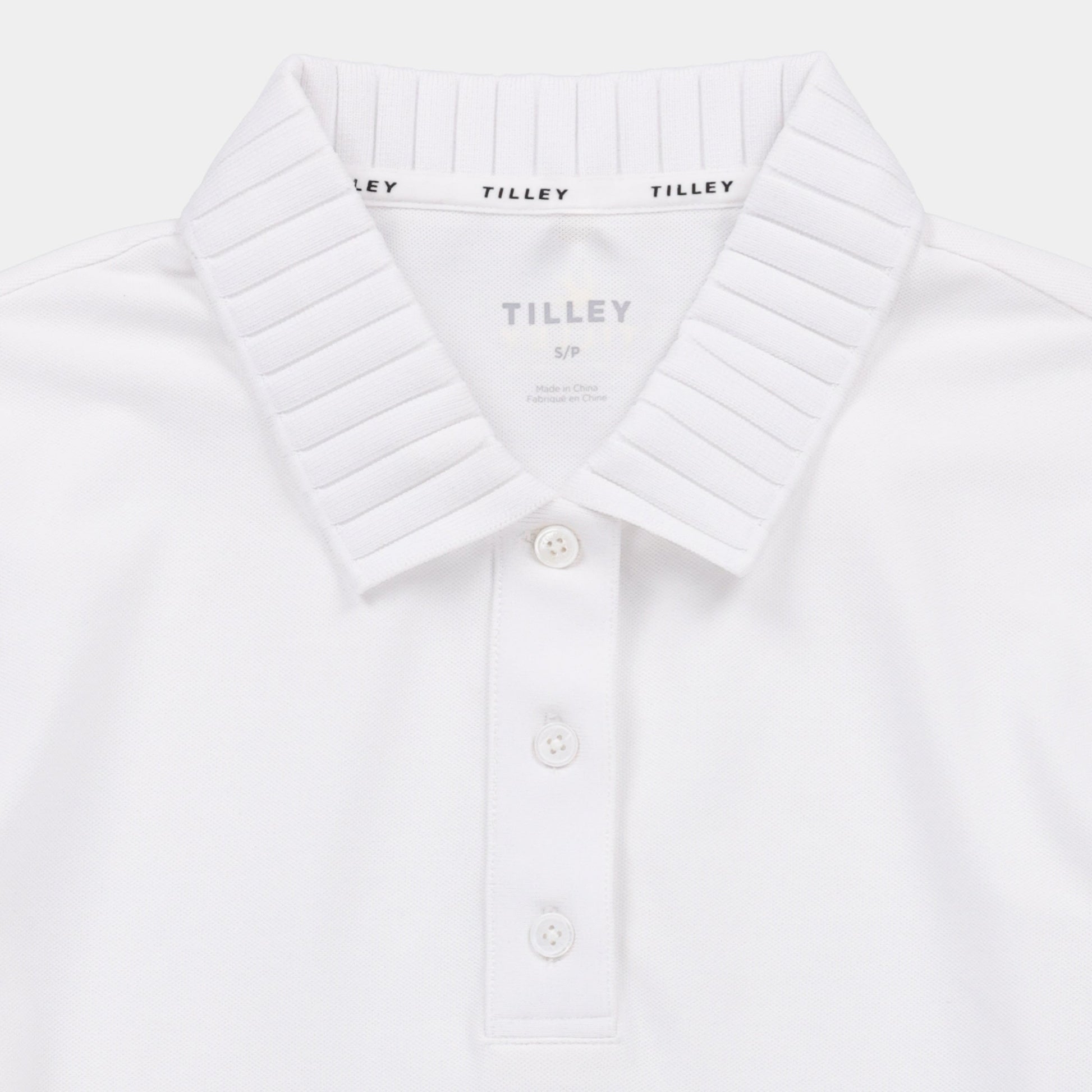 Tilley Long Sleeve Pleated Collar Polo