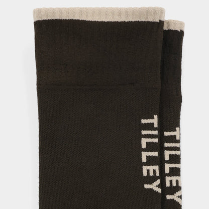 Tilley Mid Calf Mesh Travel Sock