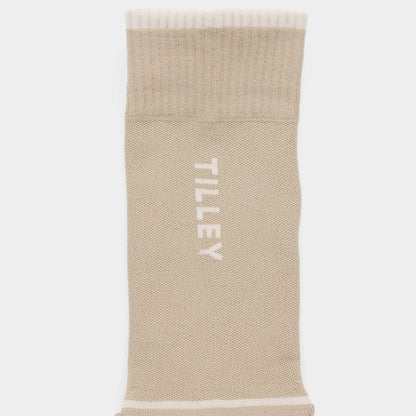 Tilley Mid Calf Mesh Travel Sock