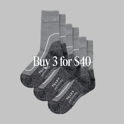 Tilley Merino Colour Block Sock