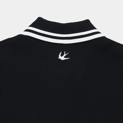 Tilley Stripe Zip Polo