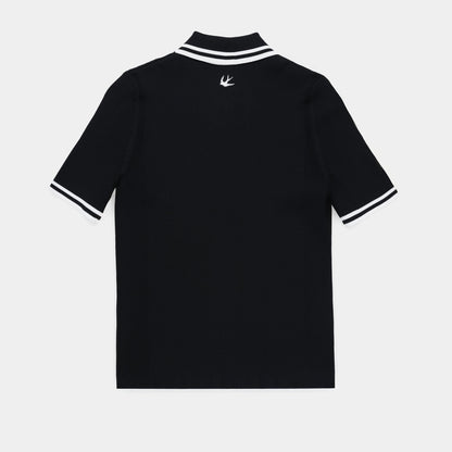 Tilley Stripe Zip Polo