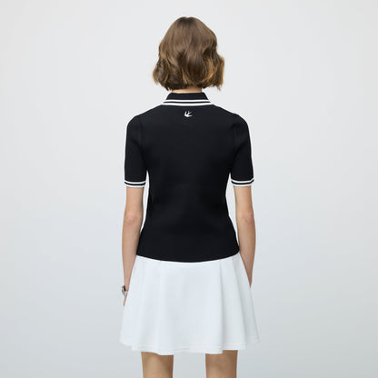 Tilley Stripe Zip Polo