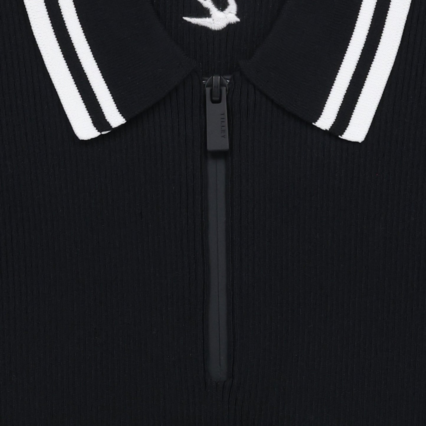 Tilley Stripe Zip Polo