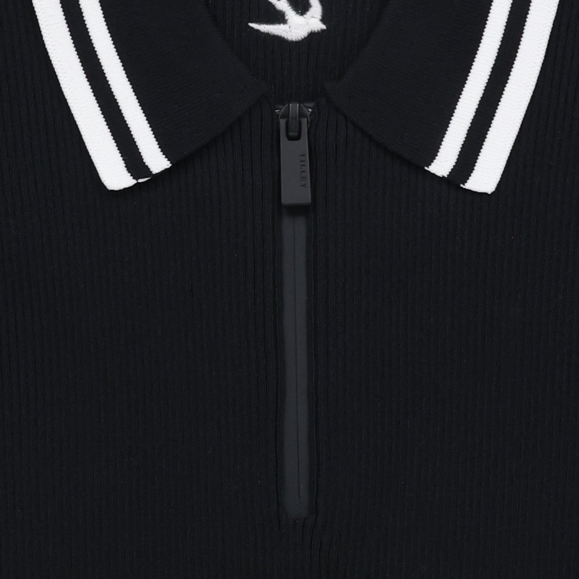 Tilley Stripe Zip Polo