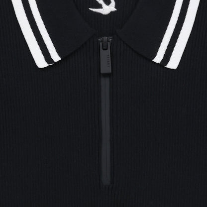 Tilley Stripe Zip Polo