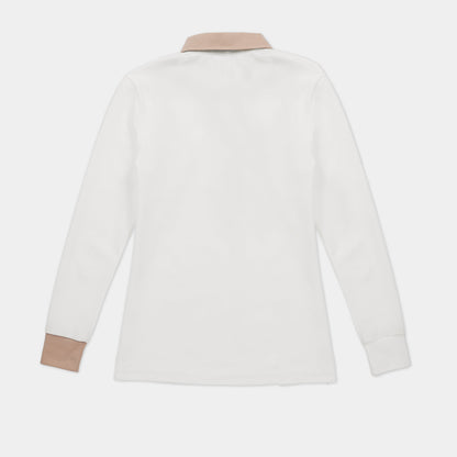 Tilley Preppy Pique Long Sleeve Stripe Placket Polo